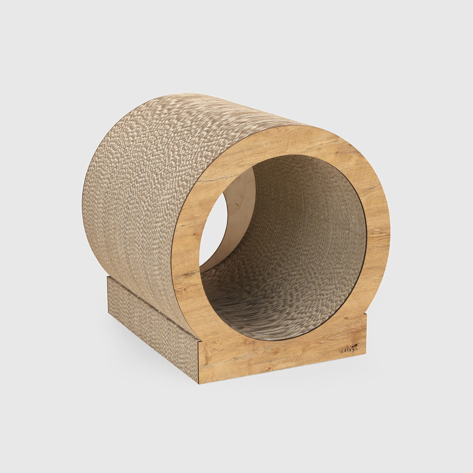 drapak dla kota z kartonu