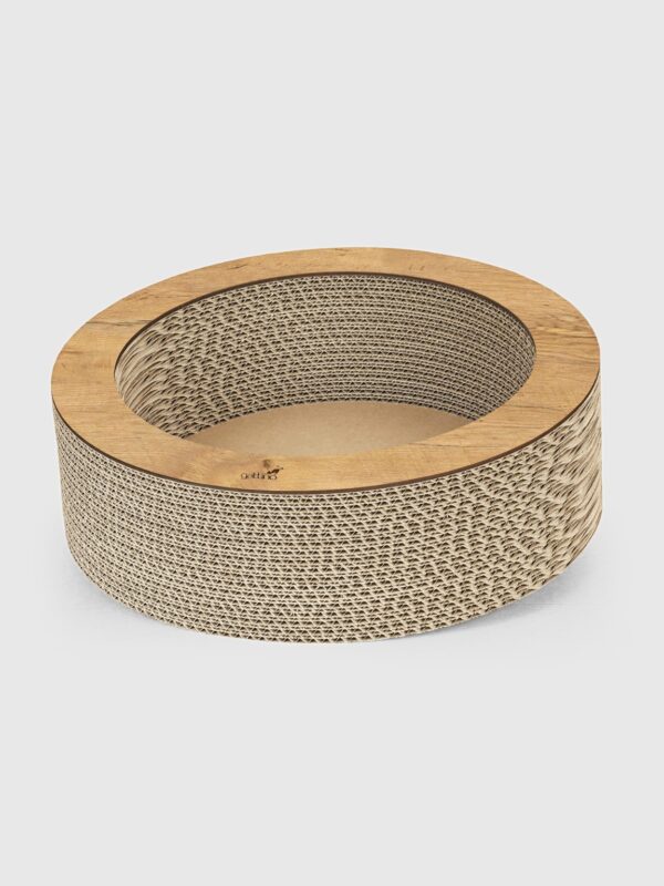 okrągły drapak kartonowy