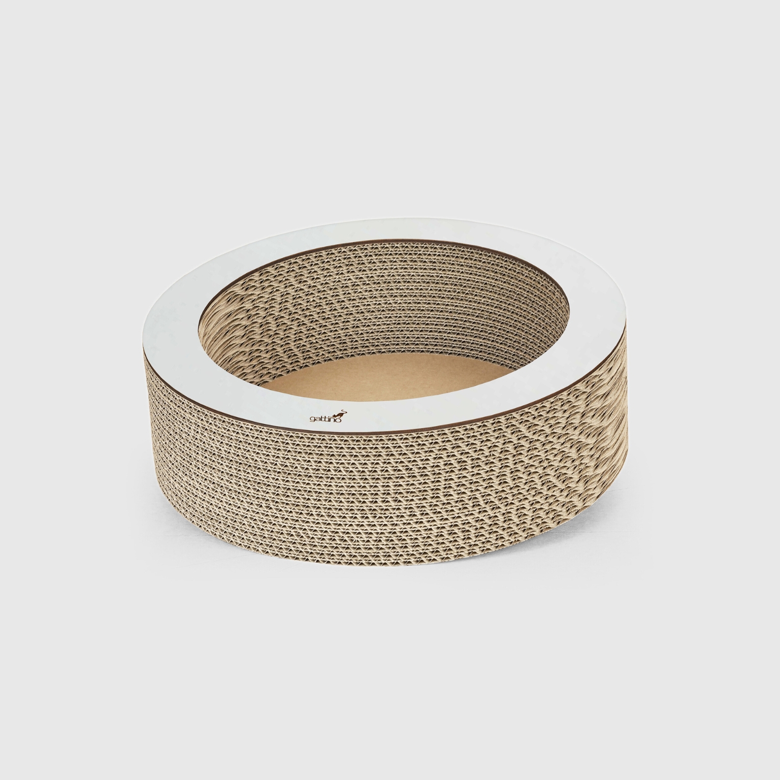 okrągły drapak kartonowy