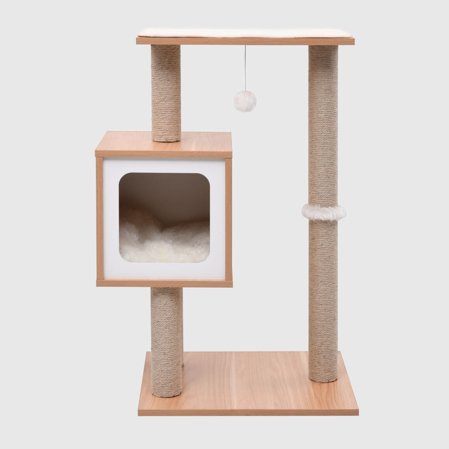 Drapak dla Kota z domkiem - 82 cm