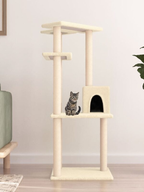 Drapak dla kota z domkiem 123 cm