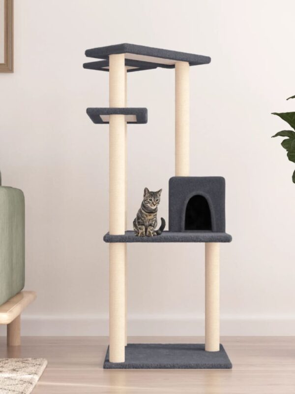 Drapak dla kota z domkiem 123 cm