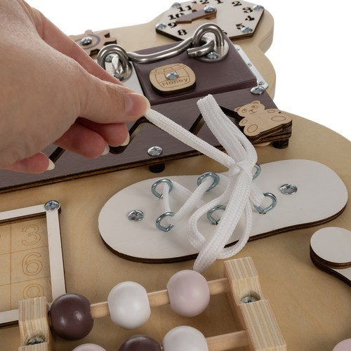 Tablica manipulacyjna- miś Kruzzel 22584 - obrazek 13