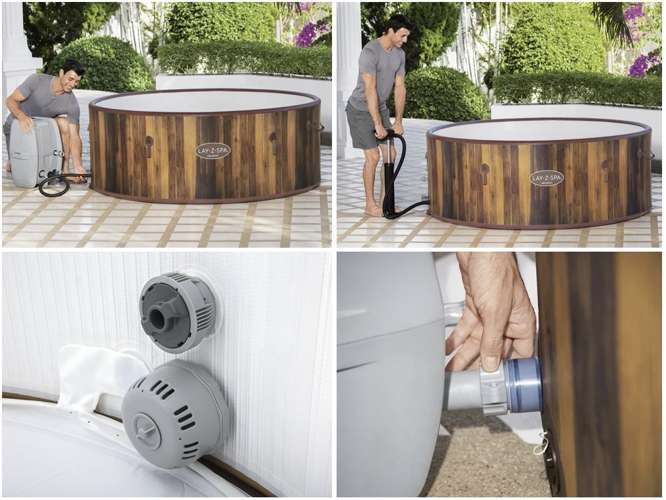 Basen dmuchany Lay-Z Spa - BESTWAY 60025 - obrazek 11