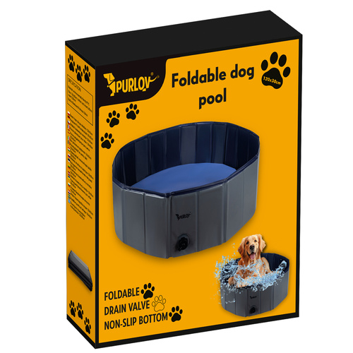 Basen/ kojec dla psa składany 120x30 Purlov 23831 - obrazek 2