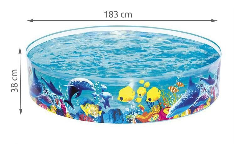 Basen rozporowy dla dzieci 183x38cm BESTWAY 55030 - obrazek 3