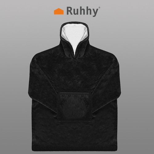 Bluza XXL - koc czarny - obrazek 3