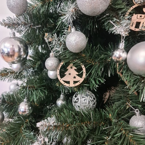 Bombki drewniane - 10 szt - obrazek 5