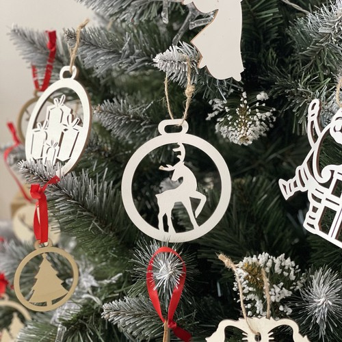 Bombki drewniane- 20szt. Ruhhy - obrazek 7