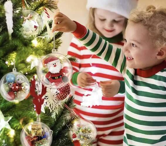 Bombki przezroczyste 10cm zestaw 10szt Ruhhy 22277 - obrazek 14