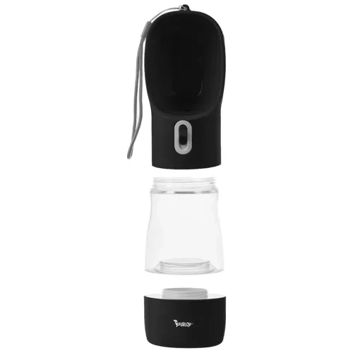 Butelka/ bidon z miską dla psa Purlov 21033 - obrazek 7