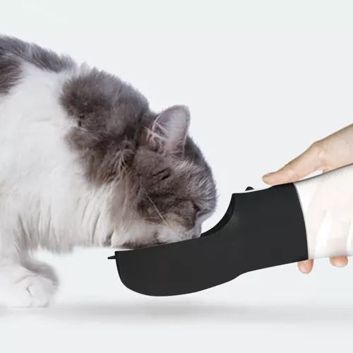 Butelka/ bidon z miską dla psa Purlov 21033 - obrazek 11