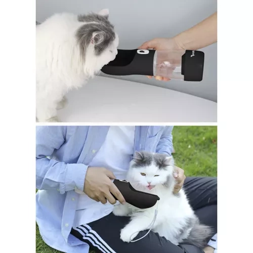 Butelka/ bidon z miską dla psa Purlov 21033 - obrazek 10