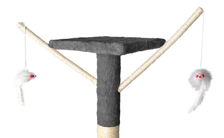 Drzewko dla kota 138cm szare - obrazek 11