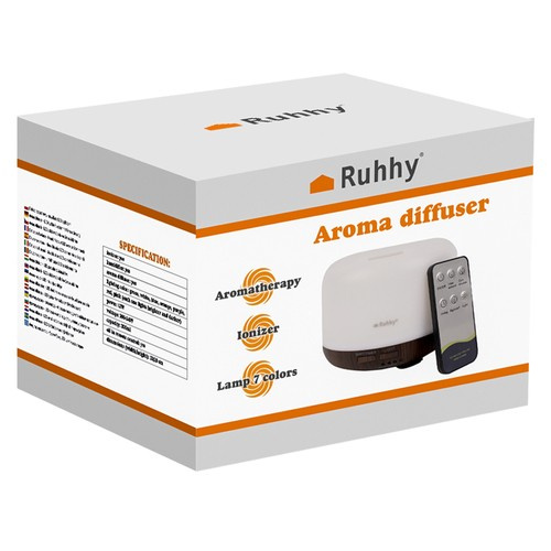 Dyfuzor zapachowy - nawilżacz LED z pilotem N23511 - obrazek 2