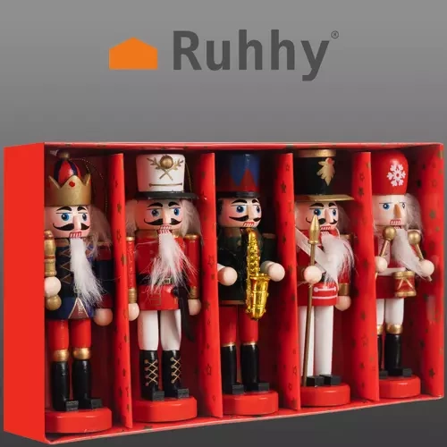 Dziadek do orzechów na choinkę- 5szt. 20358 - obrazek 2