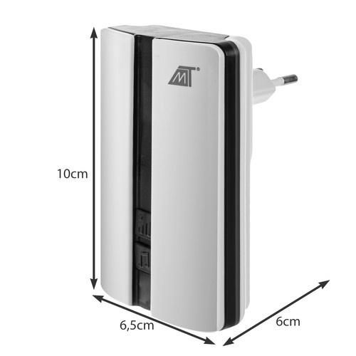 Dzwonek bezprzewodowy biały Malatec 23372 - obrazek 4