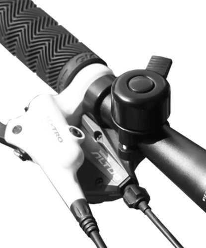 Dzwonek do roweru - czarny - obrazek 11