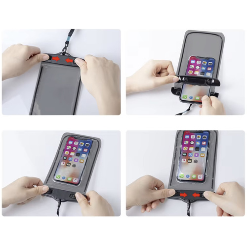 Etui wodoodporne na telefon - czarne 23414 - obrazek 8