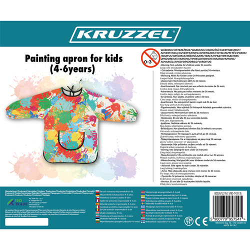 Fartuch ochronny nieprzemakalny 4-6L Kruzzel 26122 - obrazek 3