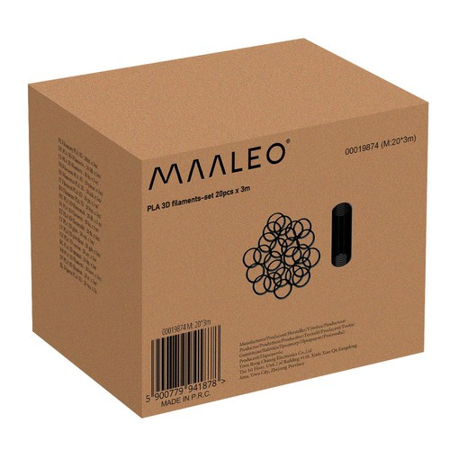 Filamenty PLA 3D- 20szt. x 3m Kruzzel 19874 - obrazek 13