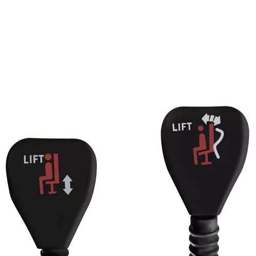 Fotel biurowy z podnóżkiem- czarny Malatec 23286 - obrazek 9