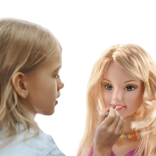 Głowa do stylizacji z akcesoriami 23437 - obrazek 13