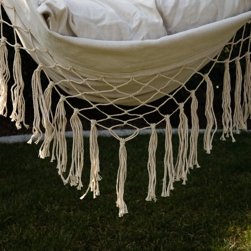 Hamak - krzesło brazylijskie beżowe Gardlov 23670 - obrazek 12