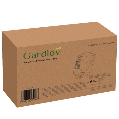 Hamak - krzesło brazylijskie szare Gardlov 23671 - obrazek 14