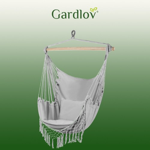 Hamak - krzesło brazylijskie szare Gardlov 23671 - obrazek 2