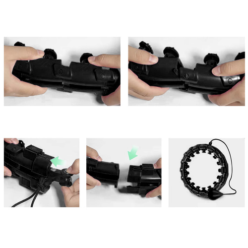 Hula hop z masażerem + obciążnik Trizand 25208 - obrazek 7