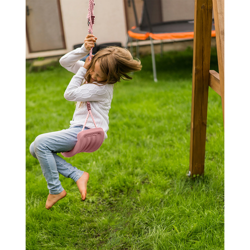 Huśtawka plastikowa - różowa 25445 - obrazek 10