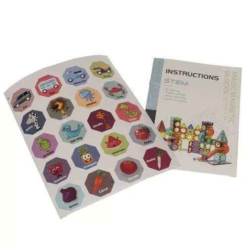 Klocki magnetyczne- tor 77el. Kruzzel 22684 - obrazek 10