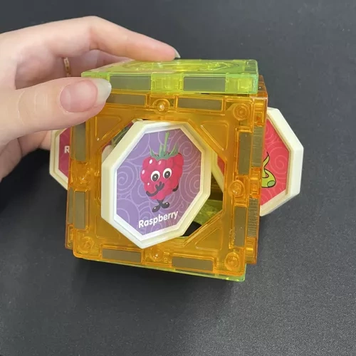 Klocki magnetyczne- tor 77el. Kruzzel 22684 - obrazek 15