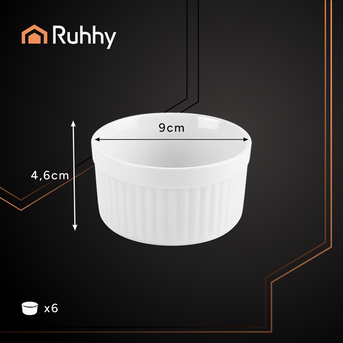 Kokilka - naczynie żaroodporne 6 szt. Ruhhy 25705 - obrazek 2