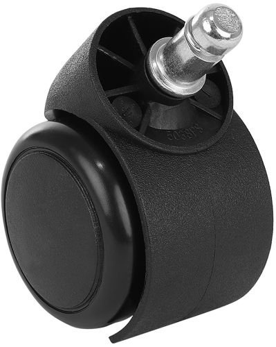 Kółka do fotela biurowego - 5szt - czarne - obrazek 7