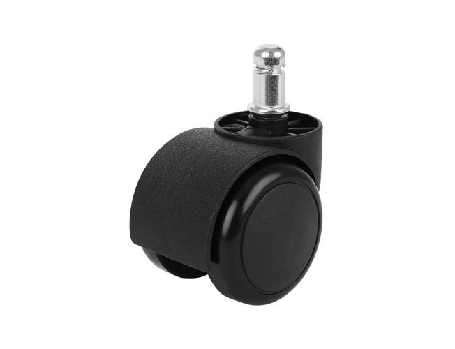 Kółka do fotela biurowego - 5szt - czarne - obrazek 9