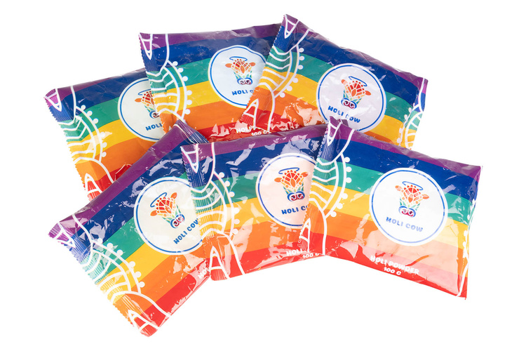 Kolorowy proszek Holi- zestaw 6x100g - obrazek 5