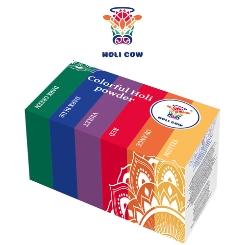 Kolorowy proszek Holi- zestaw 6x100g - obrazek 3