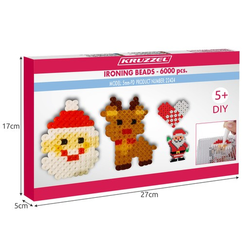 Koraliki do prasowania- 6000szt. Kruzzel 22424 - obrazek 3