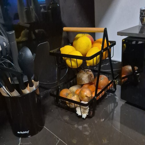 Koszyk dwupoziomowy na owoce/warzywa Ruhhy 24265 - obrazek 4