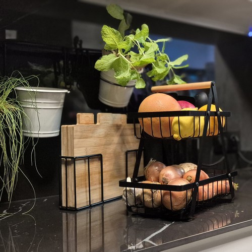 Koszyk dwupoziomowy na owoce/warzywa Ruhhy 24265 - obrazek 5