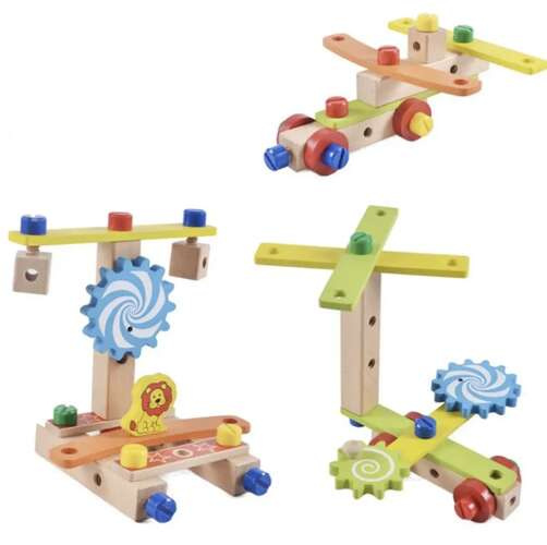 Krzesło drewniane montażowe Kruzzel 22506 - obrazek 9