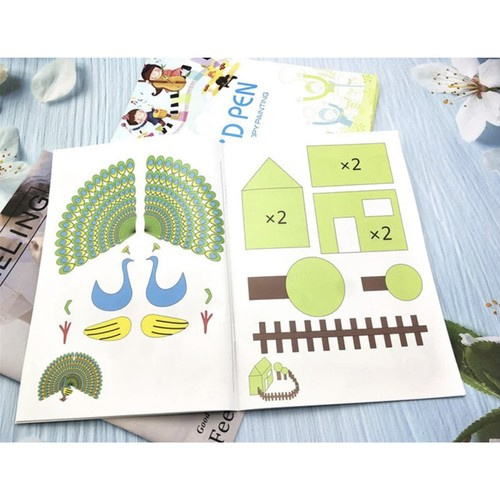 Książka z szablonami do długopisu 3D Maaleo 22734 - obrazek 7