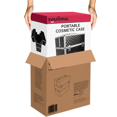 Kuferek kosmetyczny XL Soulima 22529 - obrazek 16