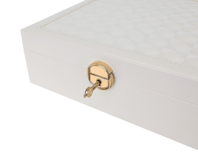 Kuferek na biżuterię - biały Beautylushh - obrazek 5