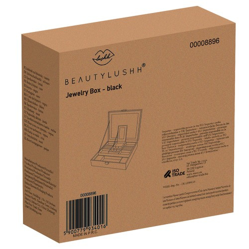 Kuferek na biżuterię - czarny Beautylushh - obrazek 14