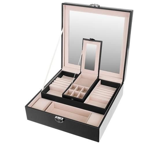Kuferek na biżuterię - czarny Beautylushh - obrazek 9