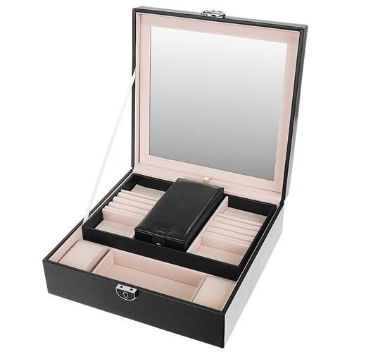 Kuferek na biżuterię - czarny Beautylushh - obrazek 10