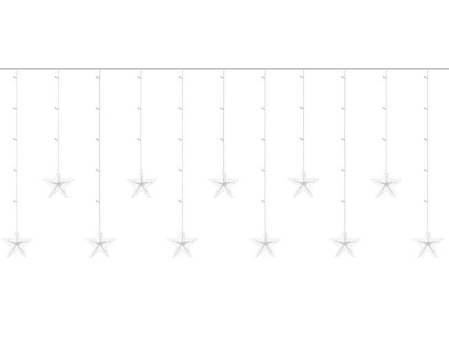 Kurtyna świetlna 108LED - zimny biały 31V KŚ11322 - obrazek 8